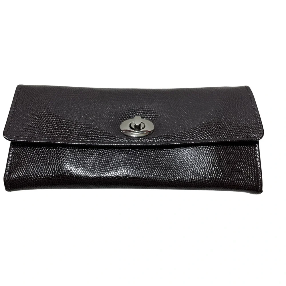 Wolf Leather‎ Jewelry Travel Case Luster Look 9x 4 (open 14